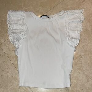 Zara ruffle top